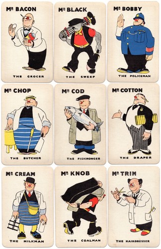 Vintage card game - card,