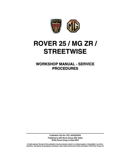 Rover printed new - 25, zr