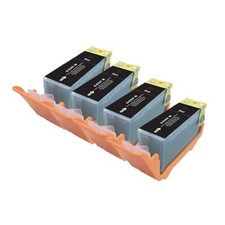 4 Black Ink Cartridge For Canon Pixma iP4950 iX6550 MG5150 iP4850 MG5250 PGI525