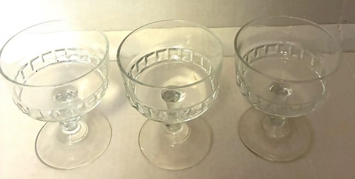 Small vintage glass sundae - vintage,