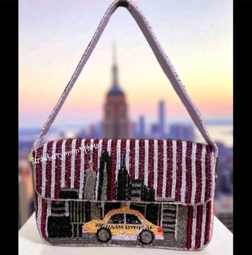 Beaded new york city yellow - beaded,