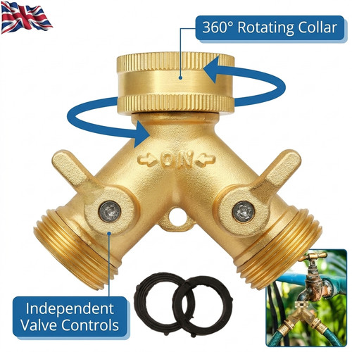 Hose pipe valve splitter - pipe,