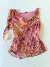 Rene Derhy Pink Paisley Cowl