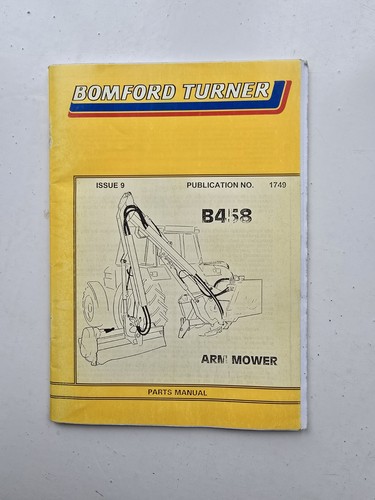 Bomford b458 hedgecutter - hedgecutter, parts