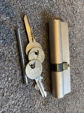 Iseo Silver Euro Cylinder Lock 100mm Long