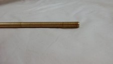 12" of 3/8" BSF BRASS THREADED BAR, STANDARD BANKSTICK INDICATER, ROD POD THREAD