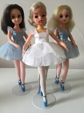 Sindy Fleur Blue Ballet Shoes x5 Pairs