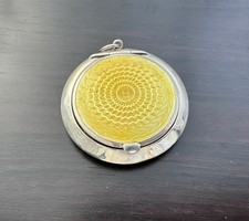 Antique Solid Silver Enamel