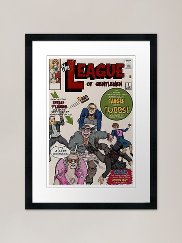 League gentlemen framed art - league,