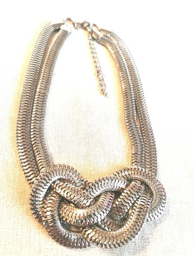 Vintage silver tone metal - vintage,