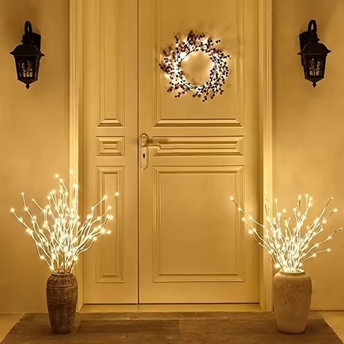 White birch led twig - led,