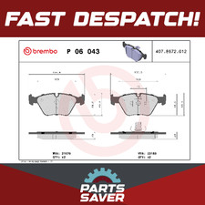 Brake Pads Set fits BMW 330