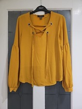 Ladies Pretty Mustard Long