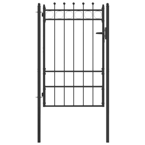 Fence gate horst black - fence,