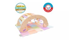 Our Little World Wooden Sensory Rocker & Play Gym - Without MAT