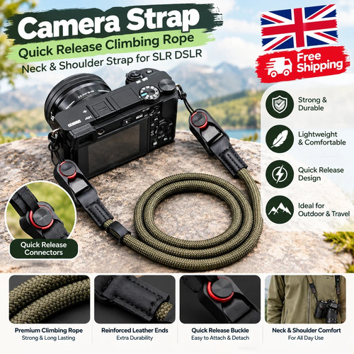 Camera strap quick - camera, release