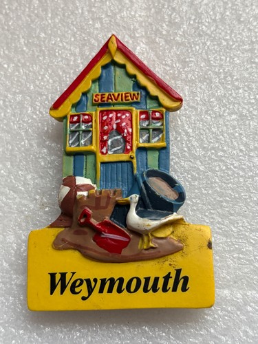 Weymouth beach hut souvenir - beach,
