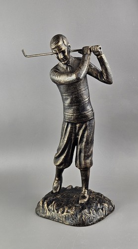 Bronze effect golfer swing - effect,