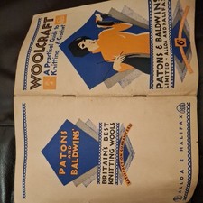 Woolcraft a Practical Guide to Knitting & Crochet book Patons Baldwins Alloa
