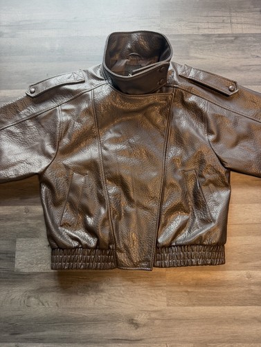 Zara women viral brown leather