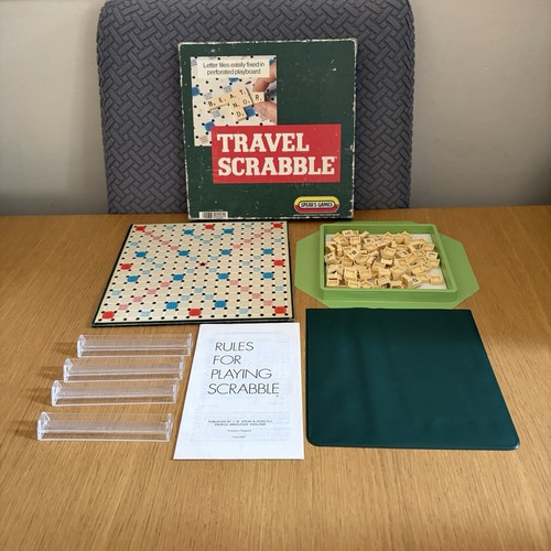 Vintage travel scrabble spears - travel,