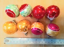 Vintage 1950s 8 x Glass