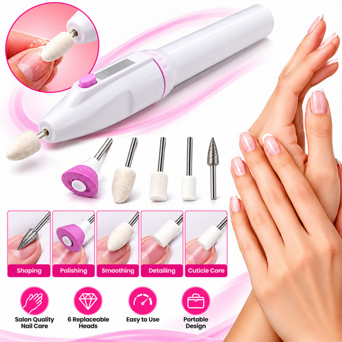 Electric nail file drill - nail,