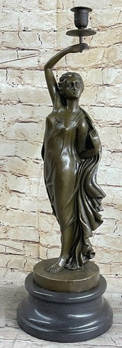 Bronze sculpture nude girl - sculpture,