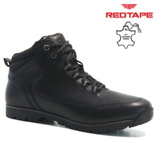 MENS RED TAPE LEATHER BOOTS DESERT CHUKKA SMART CASUAL ANKLE WORK SHOES SIZE