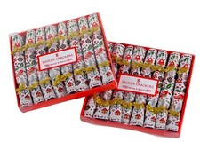 Mini christmas saucer crackers - christmas,