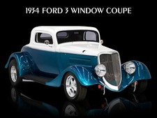 1934 Ford 3 Window Coupe NEW