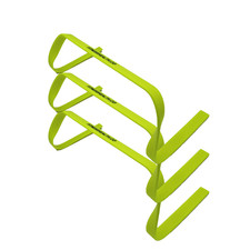 Flat Hurdles Set (Set of 3) Training Football Speed Agility Set Fitness Health
