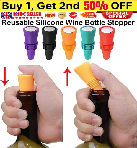 Silicone wine bottle stopper - bottle,