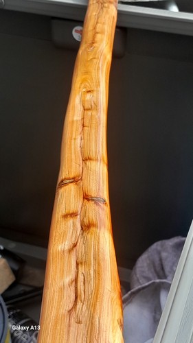 Cedar walking stick - ,, hand
