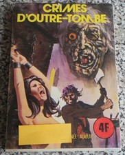 Serie Rouge No 15 Crimes D'Outre-Tombe 1970s Euro Horror Pocket Chiller Library