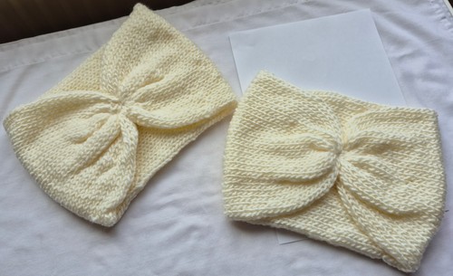 Knit ear warmers - ear,