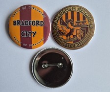Set Of 2 Bradford City Badges
