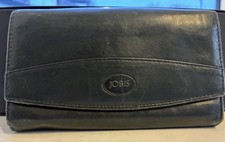 Black soft leather - leather, vintage