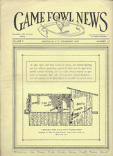 VINTAGE COLLECTIBLE Gamefowl