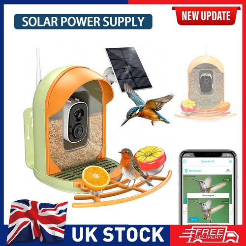 Smart bird feeder with - with, camera