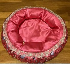 Build A Bear- pink dog bed 