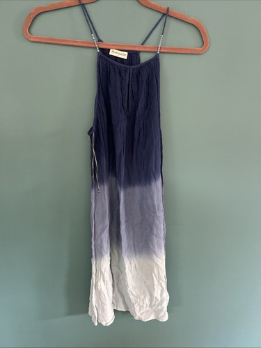 Multi blue flowy - , size