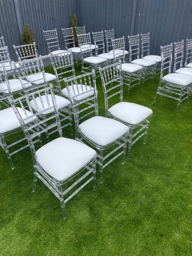 Clear iced chiavari chairs for - clear,