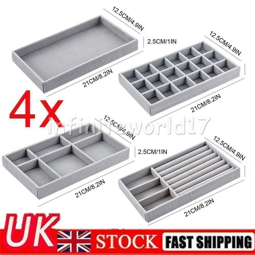 Jewellery display tray - 4x,