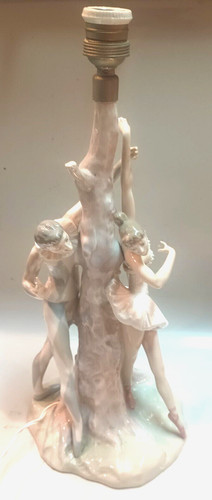 Lladro lamp ballet dancers 12 - ballet, #12