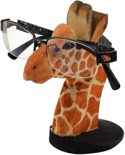 Hand carved wood eyeglasses - wood,