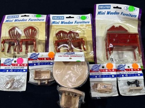 Vintage dolls house furniture - house,