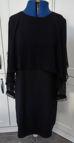 Black cocktail dress - black,