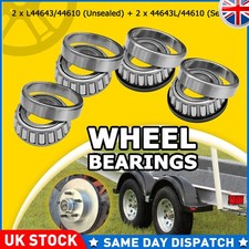 4X Trailer Wheel Bearings 44643 & 44643L ( 44643/44610) For Jetski Bike Atv Quad