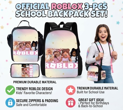 Roblox school backpack set - roblox,